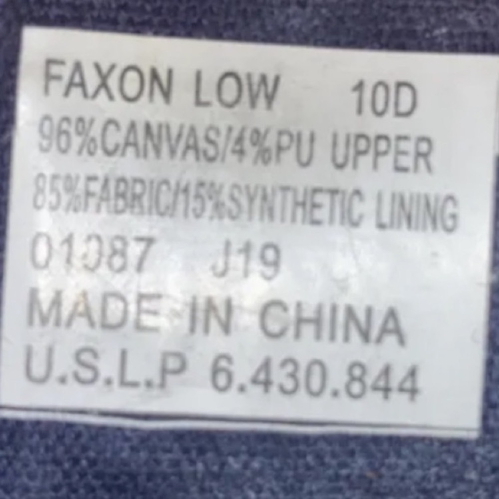 Polo Ralph Lauren Faxon Low Gray Canvas Sneakers Embroidered Pony Men’s Sz 10 D - Picture 12 of 12